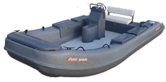 bateau fun yak 540 gris